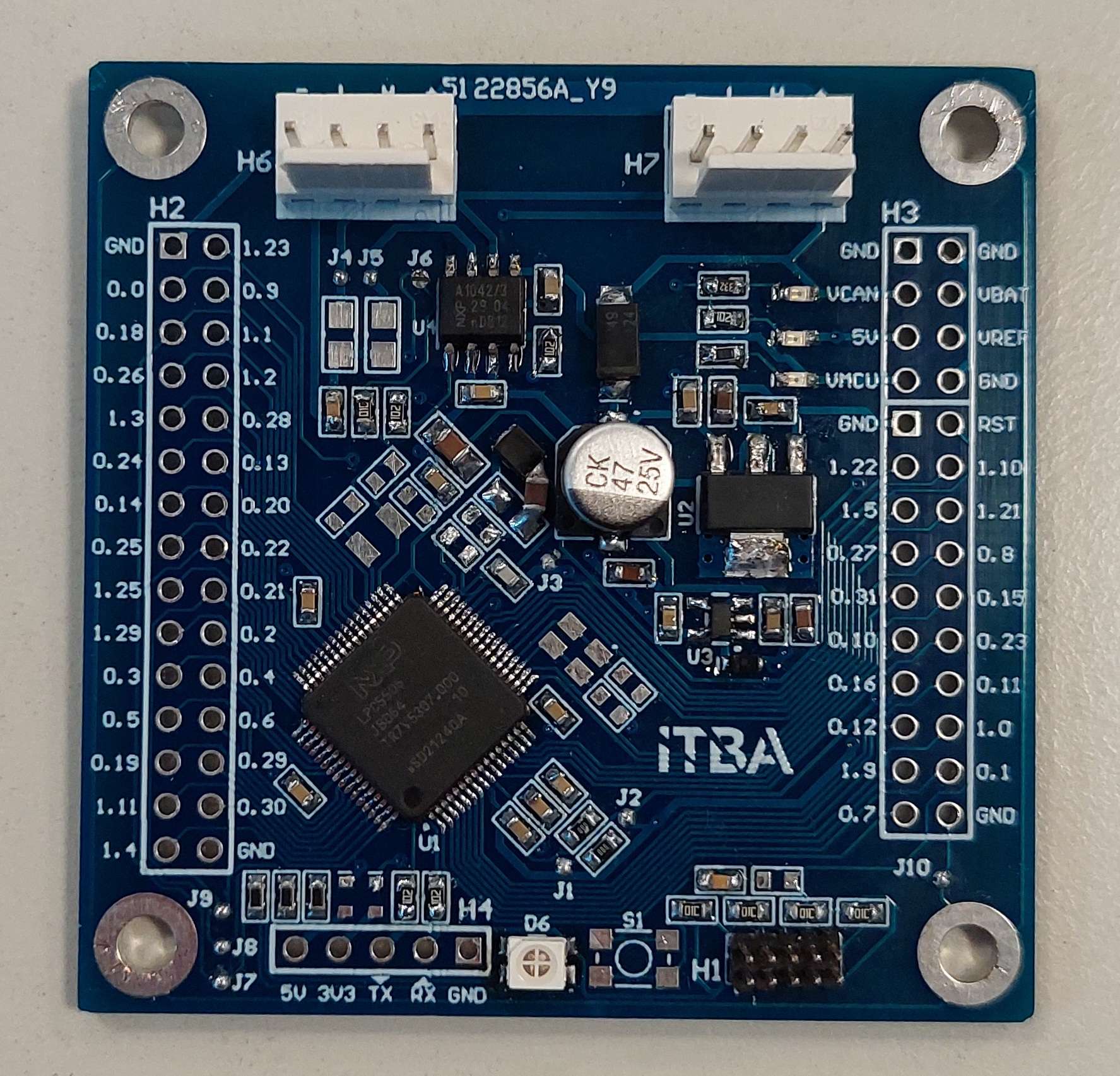 Manufactured PCB